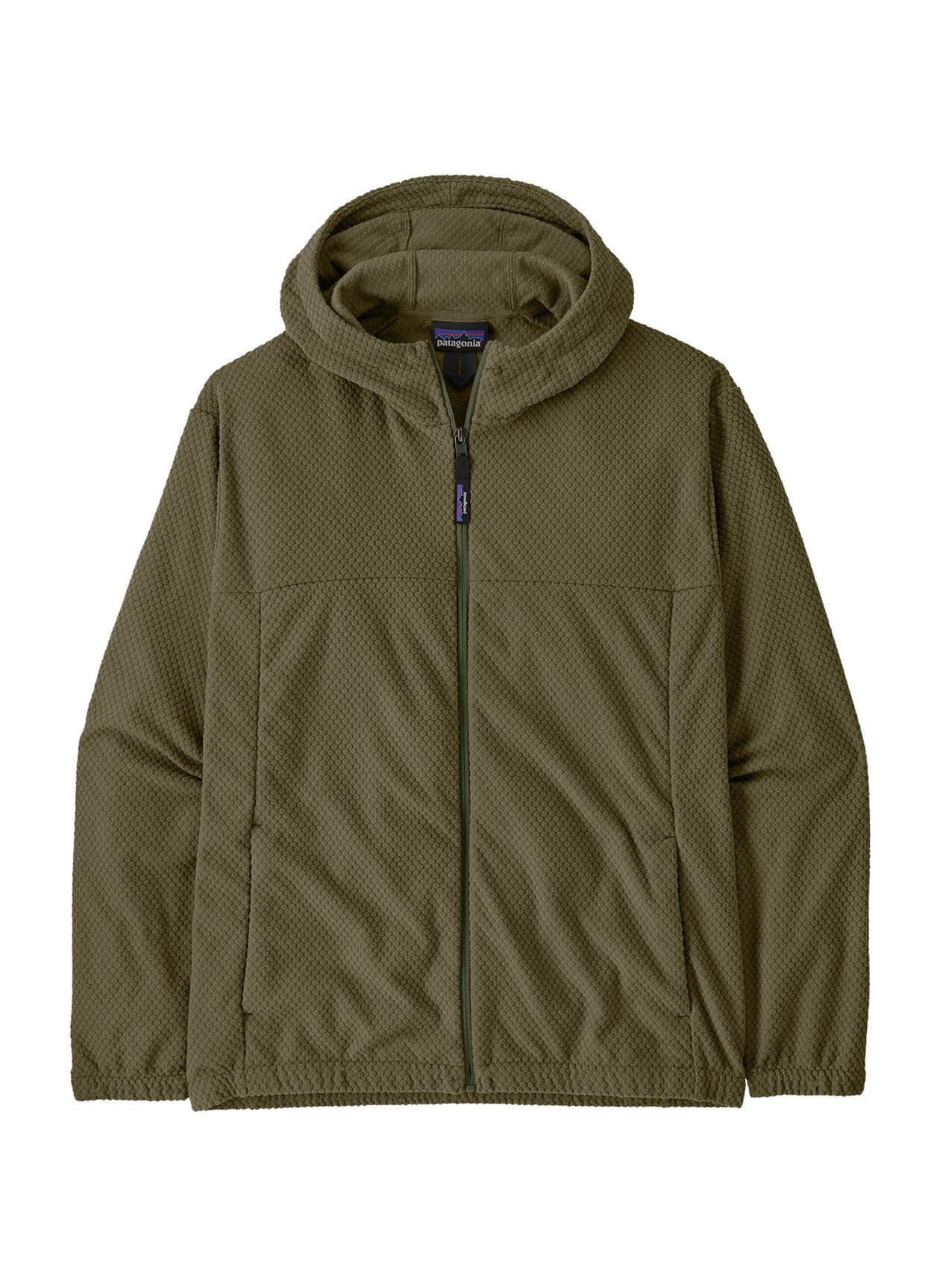 Patagonia Men's Textured Fleece Hoody Jacket - Black - XS