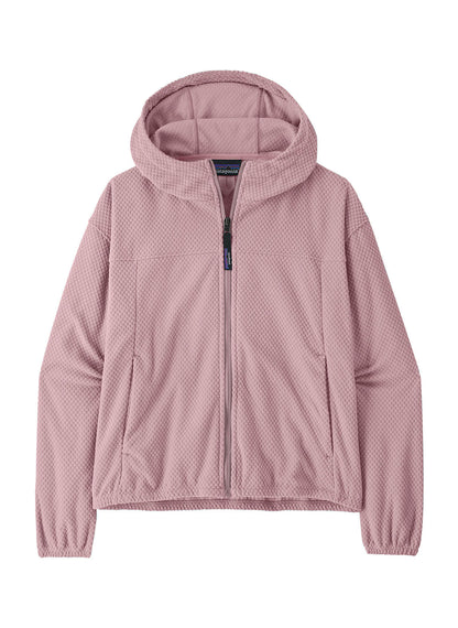 Patagonia Women's Textured Fleece Hoody Jacket - Black - XS