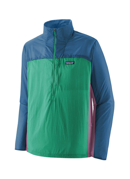 Patagonia Men's Houdini Stash Half-Zip - Smolder Blue - XS