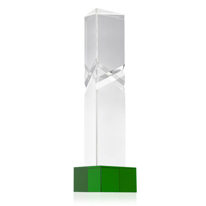 Oakham VividPrint™ Award on Hancock Base - Green