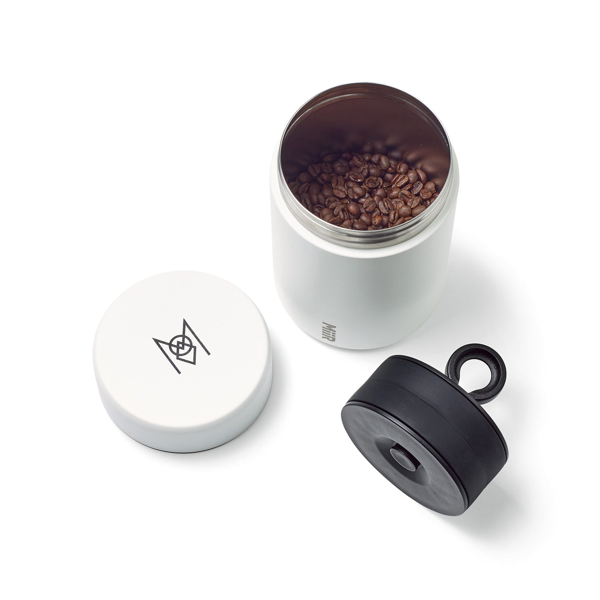 White Powder MiiR® Coffee Canister - 12 Oz.