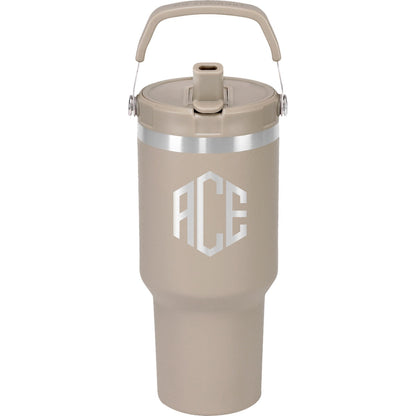 34oz Urban Peak® Pinnacle Flip Straw Tumbler