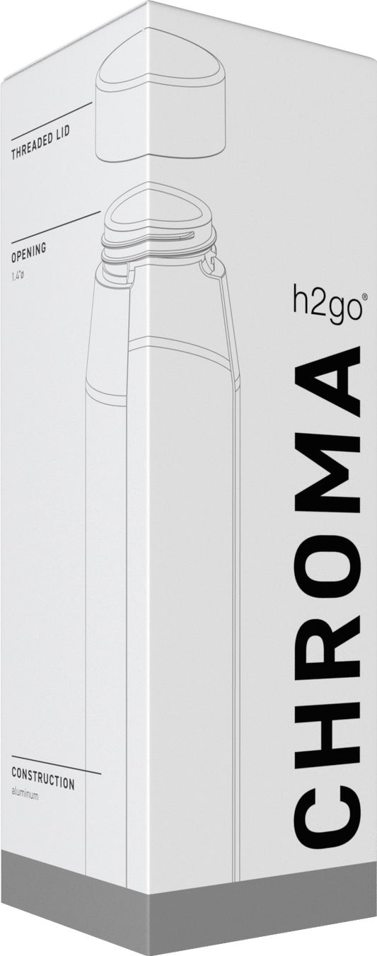 white 24 oz h2go chroma
