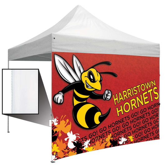10' Tent Full Wall (Dye Sublimated, Single-Sided)