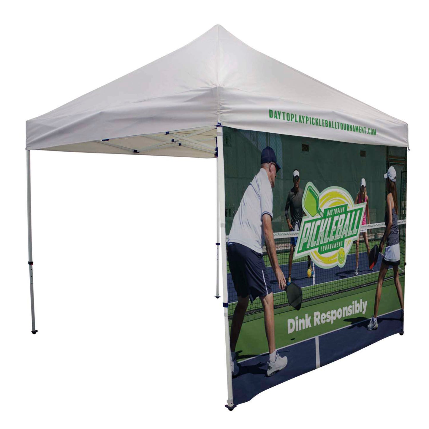 10' Tent Full Wall (Dye Sublimated, Double-Sided)
