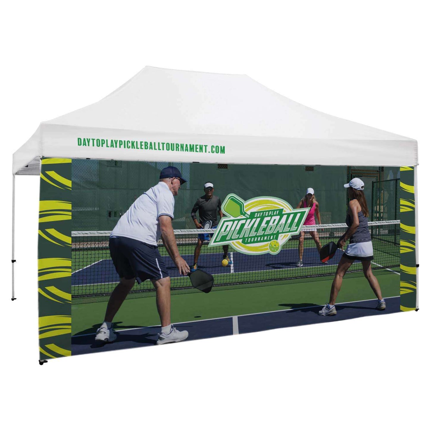 15' Tent Full Wall (Dye Sublimated, Double-Sided)