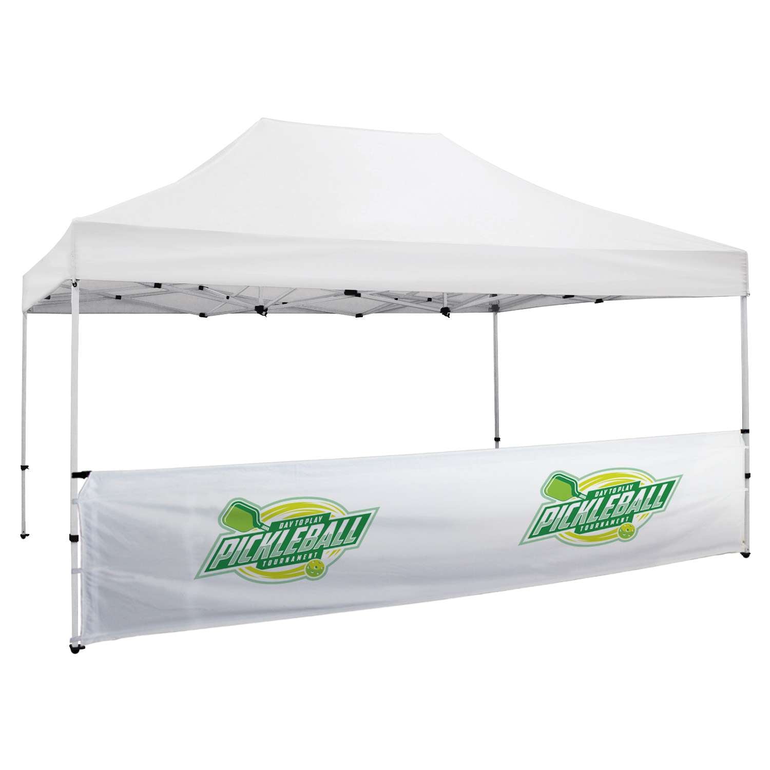 15' Tent Half Wall (Full-Color Imprint)