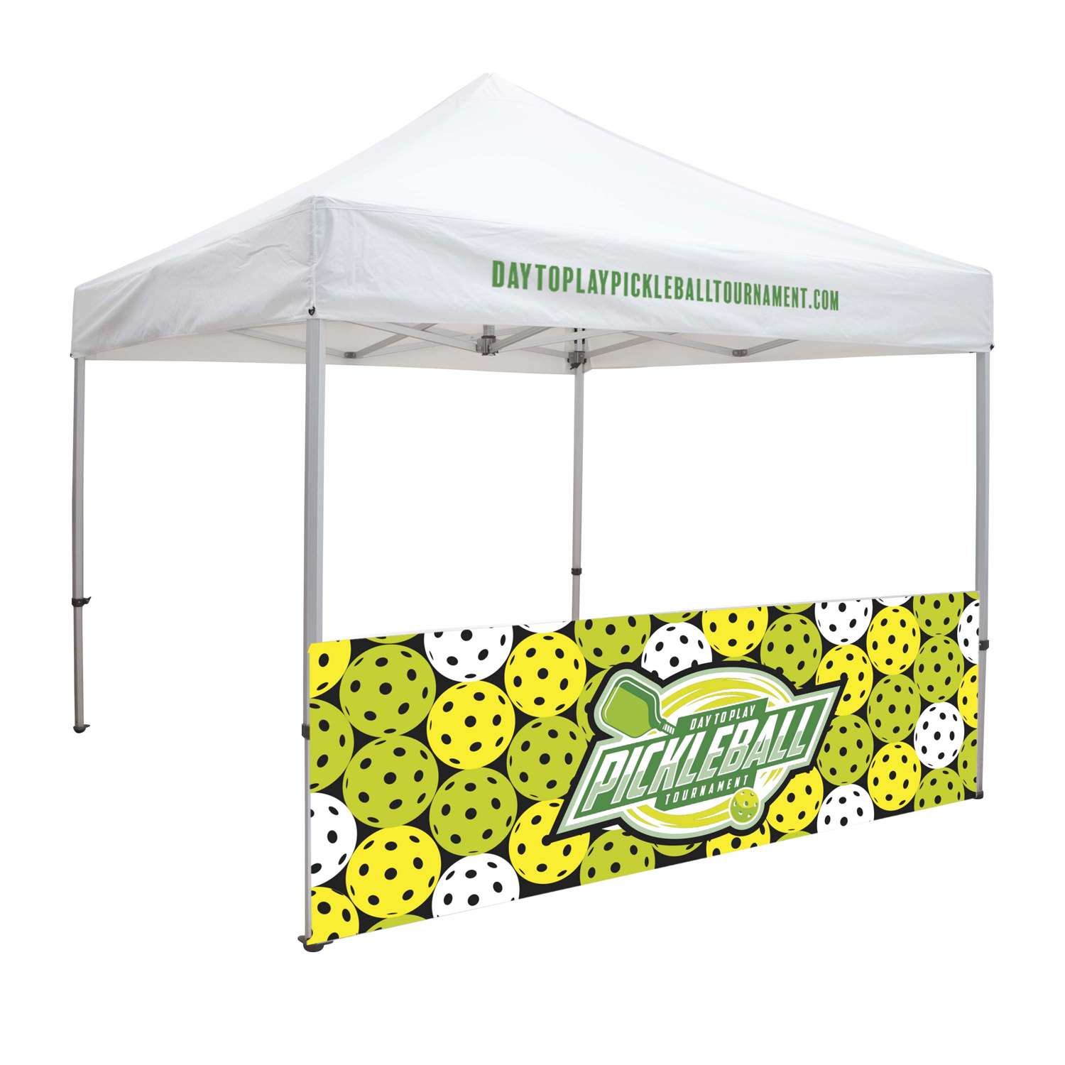 10' Elite Tent Half Wall Kit (Dye Sublimated, Single-Sided)