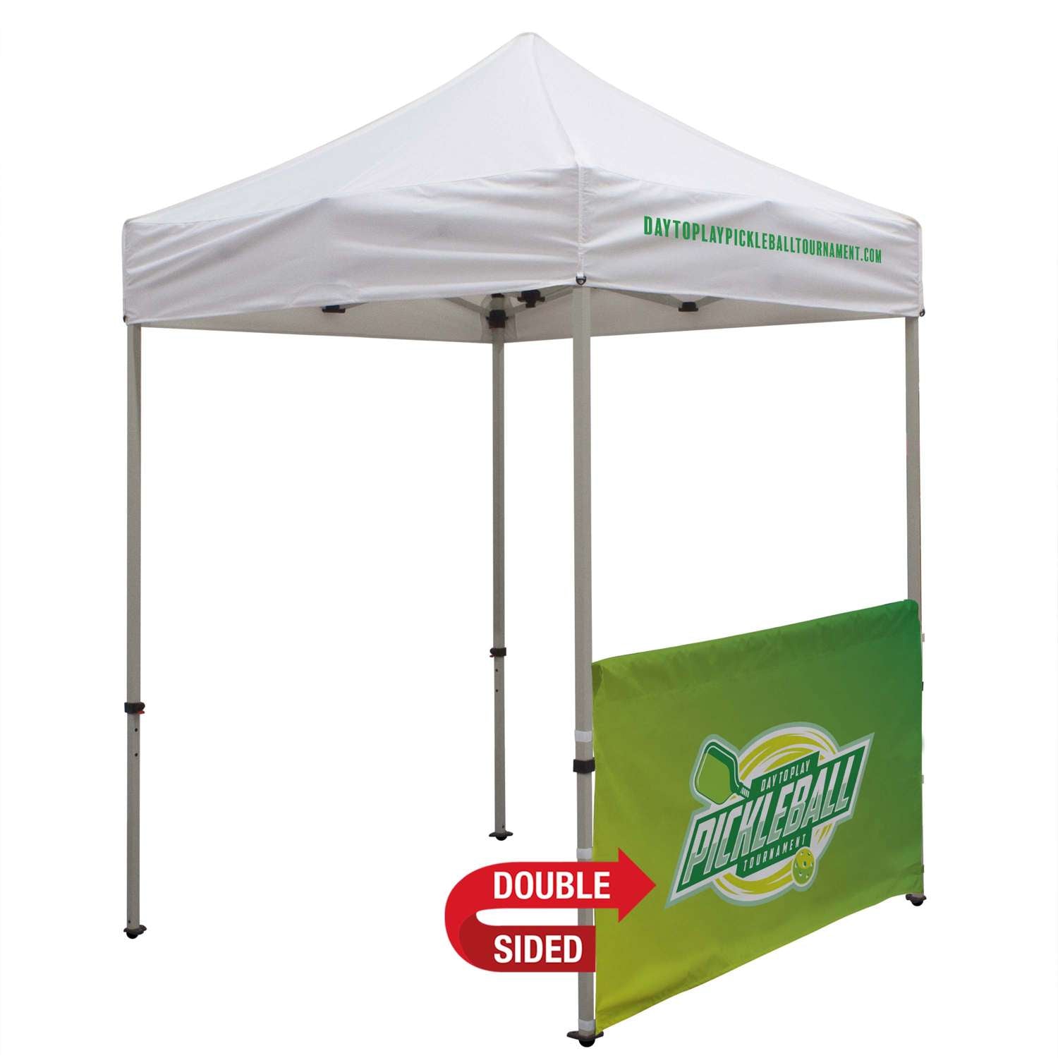 6' Deluxe Tent Half Wall Kit (Dye Sublimated, Double-Sided)