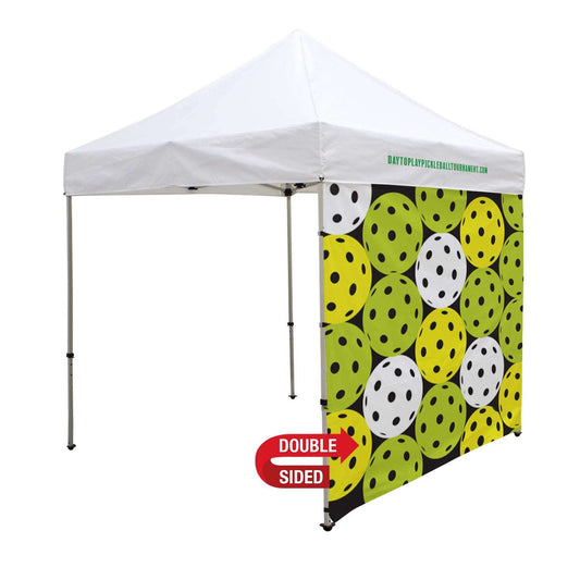 8' Tent Full Wall (Dye Sublimated, Double-Sided)