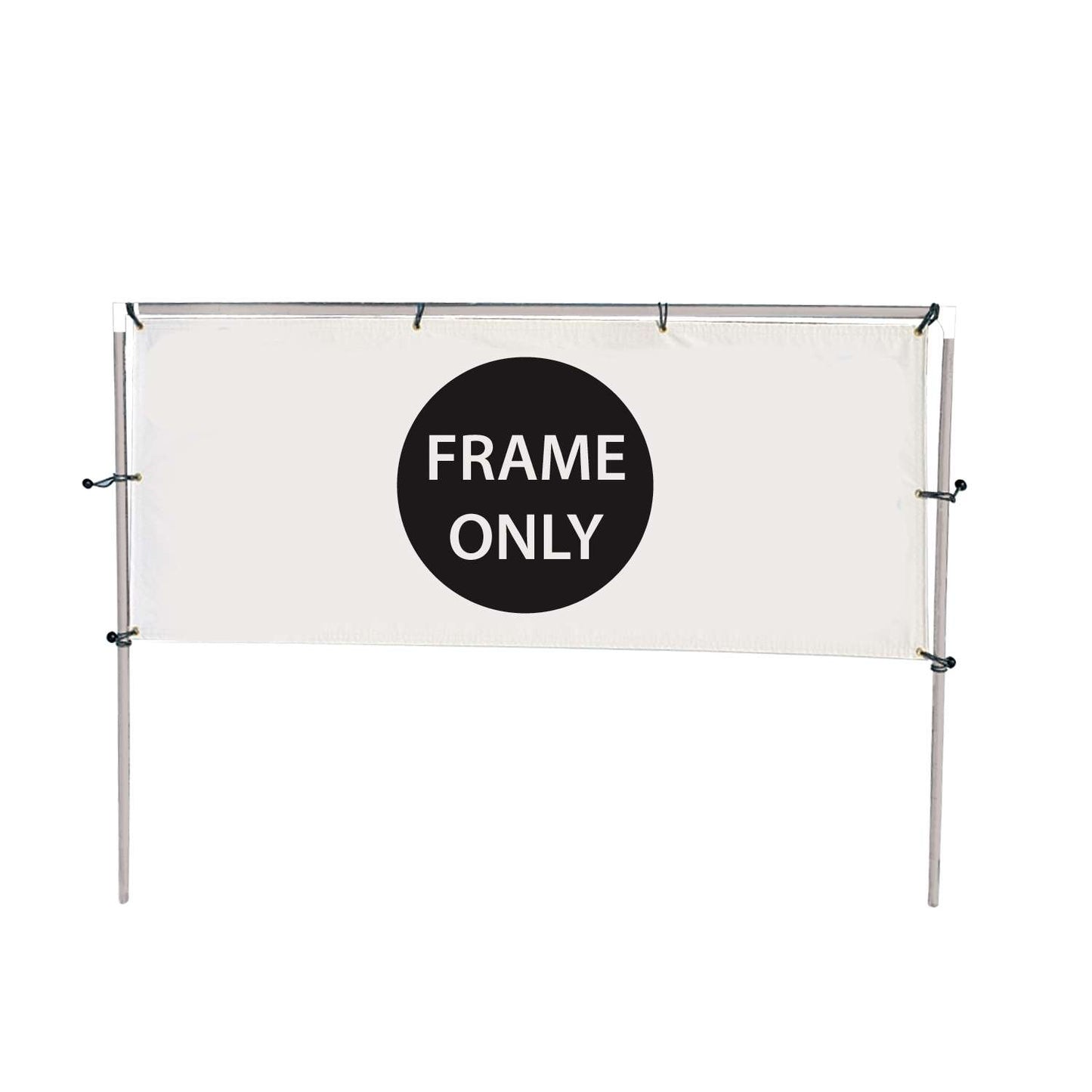 12'W x 5'H In-Ground Banner Hardware – Single Banner