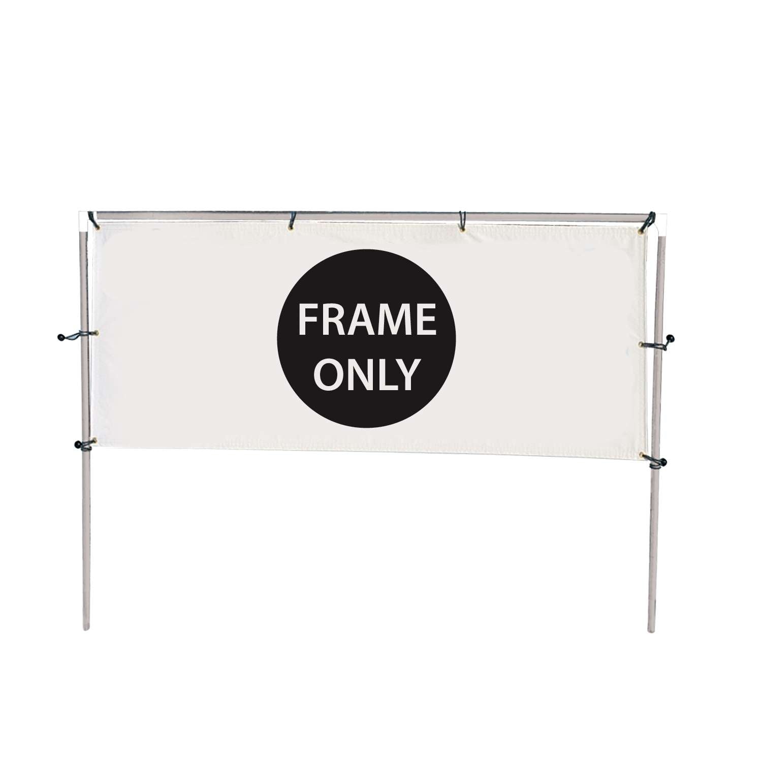 12'W x 5'H In-Ground Banner Hardware – Single Banner