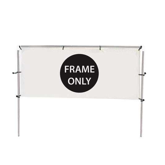 12'W x 5'H In-Ground Banner Hardware – Single Banner
