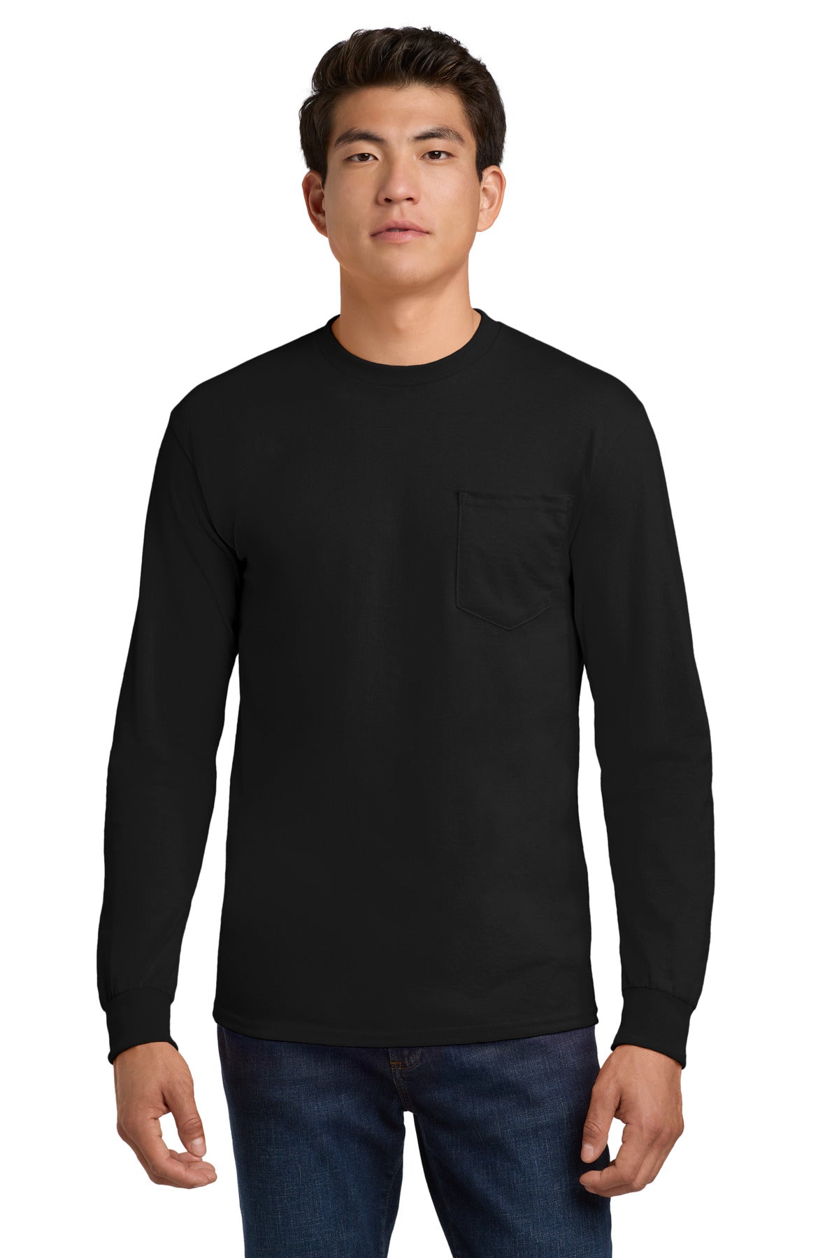 SanMar 2410_black_model_front.jpg