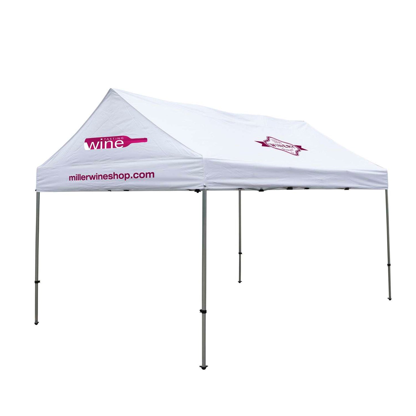 10' x 15' Premium Gable Tent Kit (Full-Color Imprint, 3 Locations)
