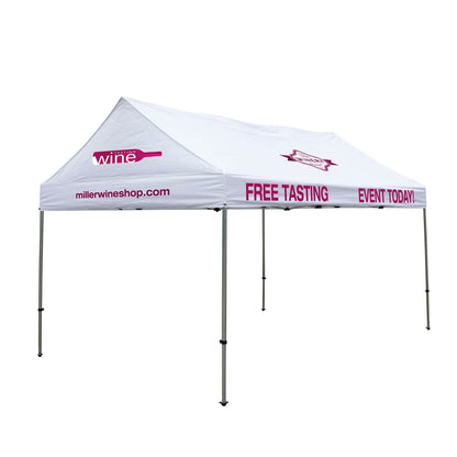 10' x 15' Premium Gable Tent Kit (Full-Color Imprint, 5 Locations)