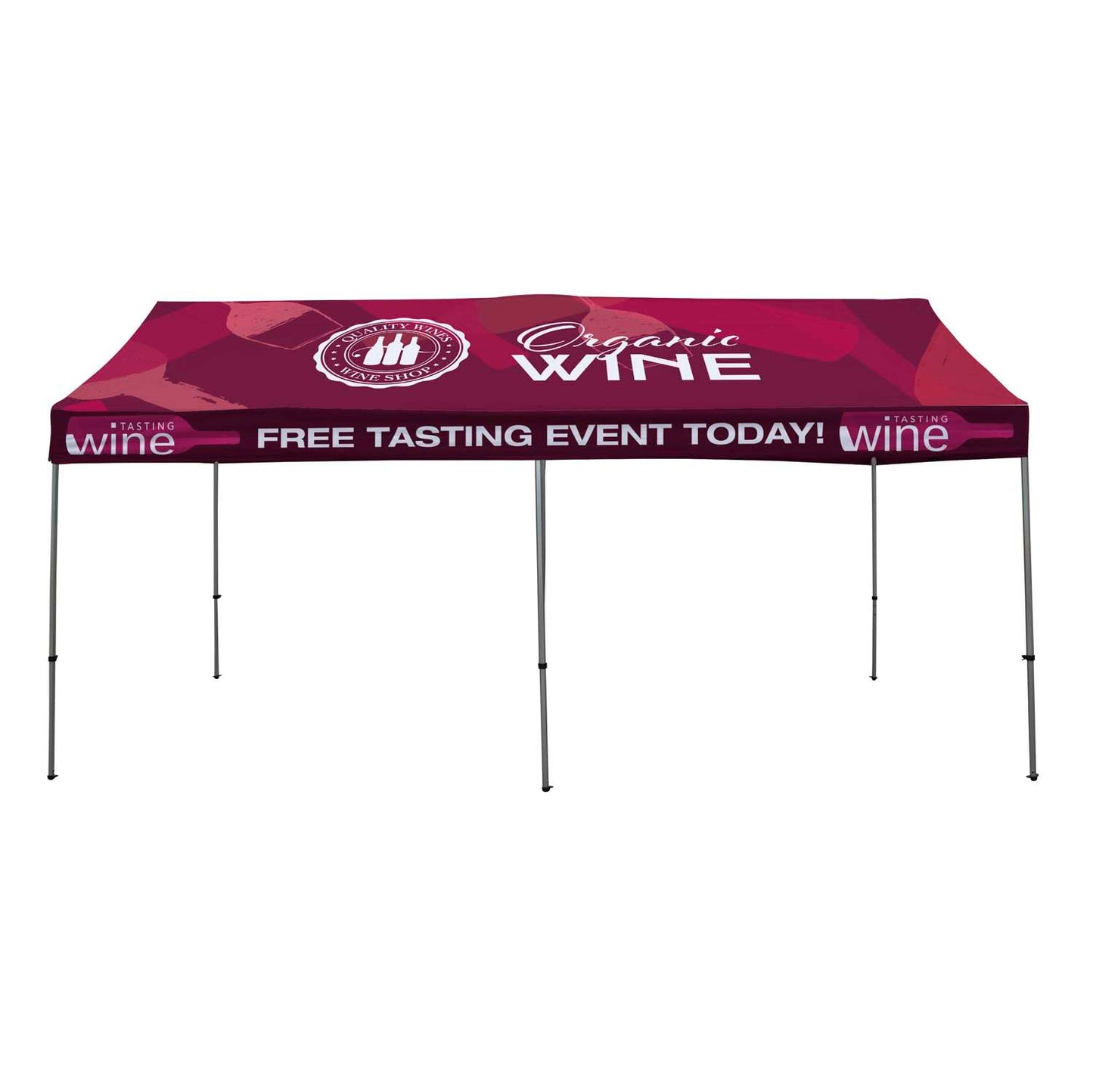 10' x 20'  Premium Gable Tent Kit (Dye Sub Full-Color Full-Bleed)