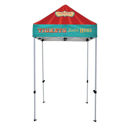 5' Economy Plus Tent Kit (Dye Sub Full-Color Full-Bleed)