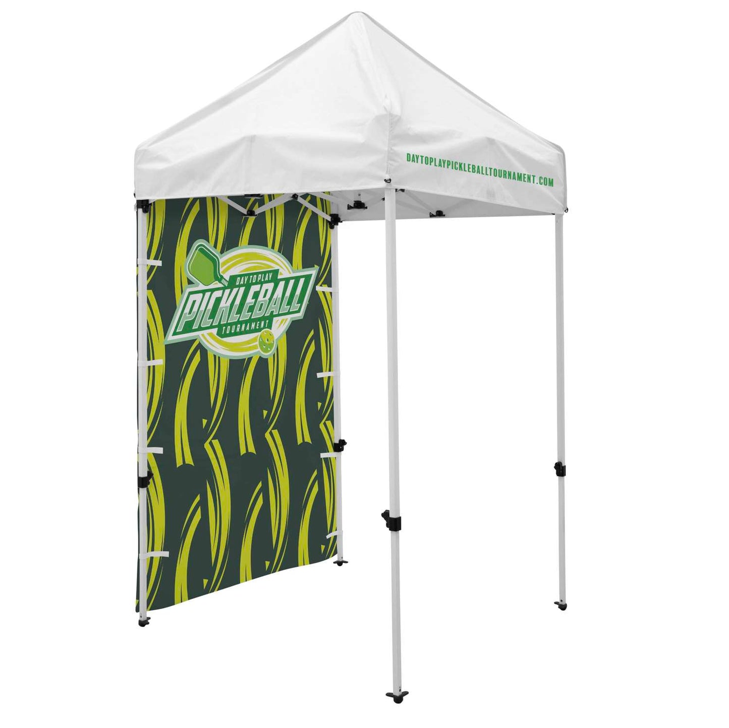 5' Economy Tent Full Wall (Dye Sublimated, Single-Sided)