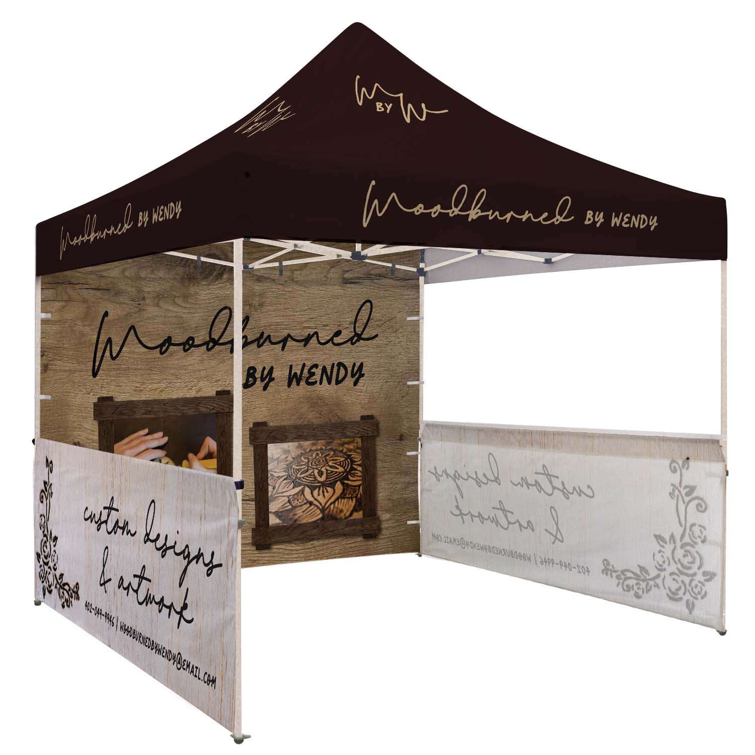 10' Standard Tent & Wall Kit Dye-Sub.