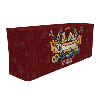 32"H x 77.5"W Pop-Up Table & Fitted Dye Sub Throw Kit