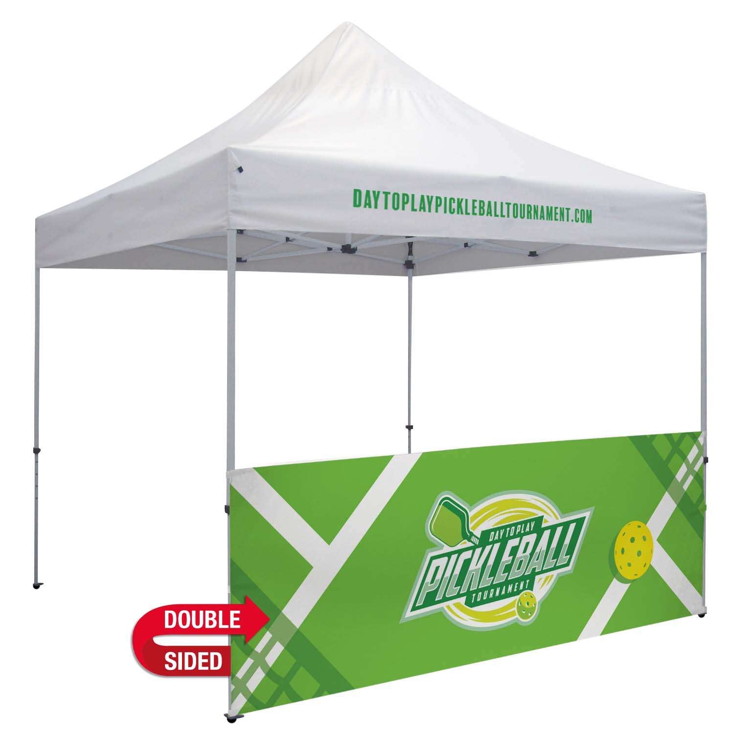 10' Half Wall UV-Printed Double-Sided