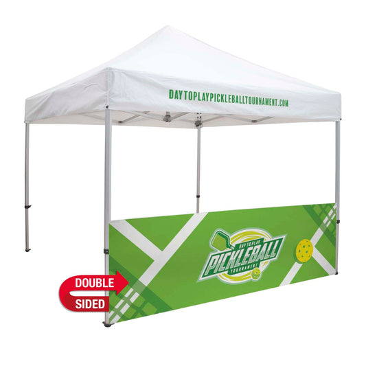 10' Elite Tent Half Wall Kit UV-Printed Double-Sided