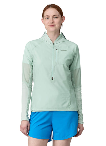 Patagonia Women's Airshed Pro Zip Pullover - Wispy Green - XXS