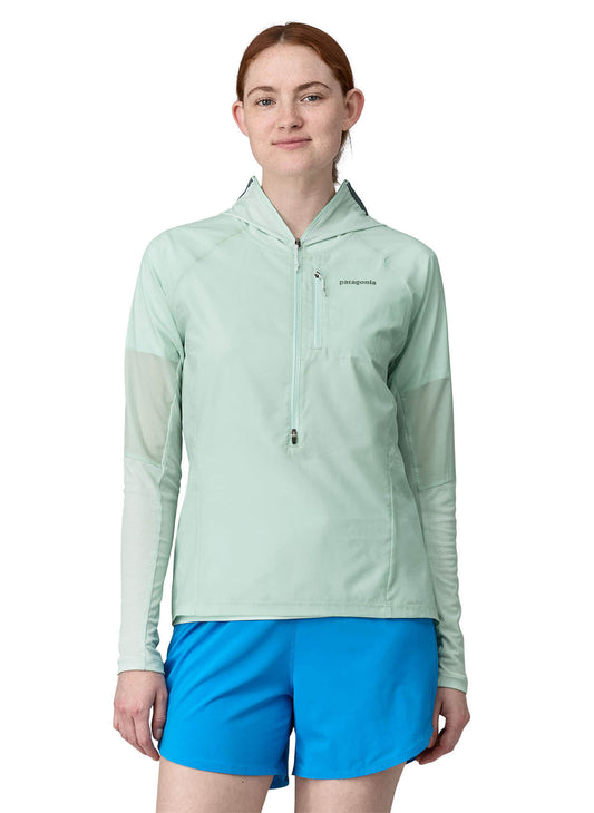 Patagonia Women's Airshed Pro Zip Pullover - Wispy Green - XXS