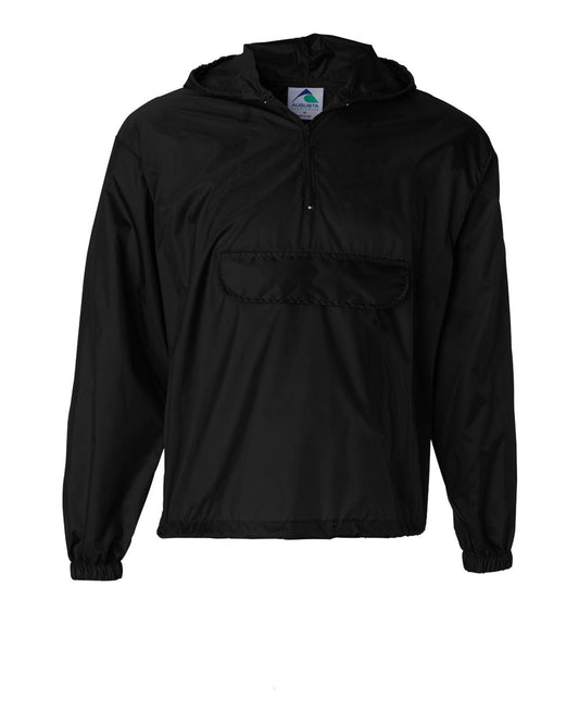 Unisex Packable Half-Zip Hooded Pullover Jacket - 3130