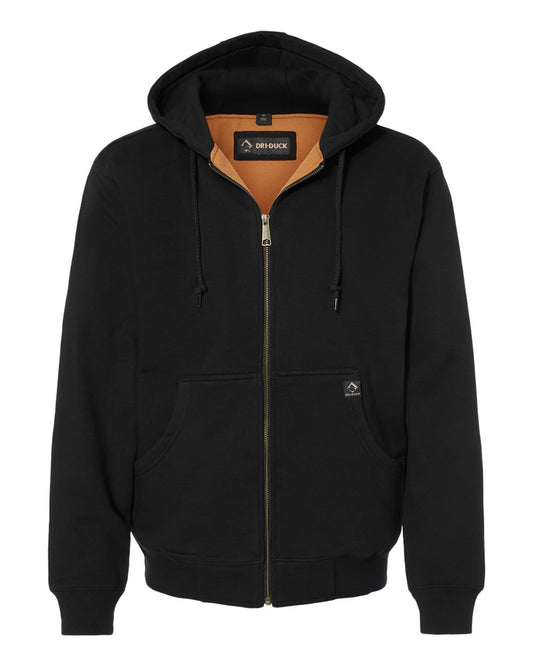 Men's Tall Crossfire Heavyweight Power Fleece Hooded Jacket with Thermal Lining - 7033T