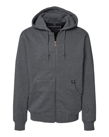 Men's Tall Crossfire Heavyweight Power Fleece Hooded Jacket with Thermal Lining - 7033T