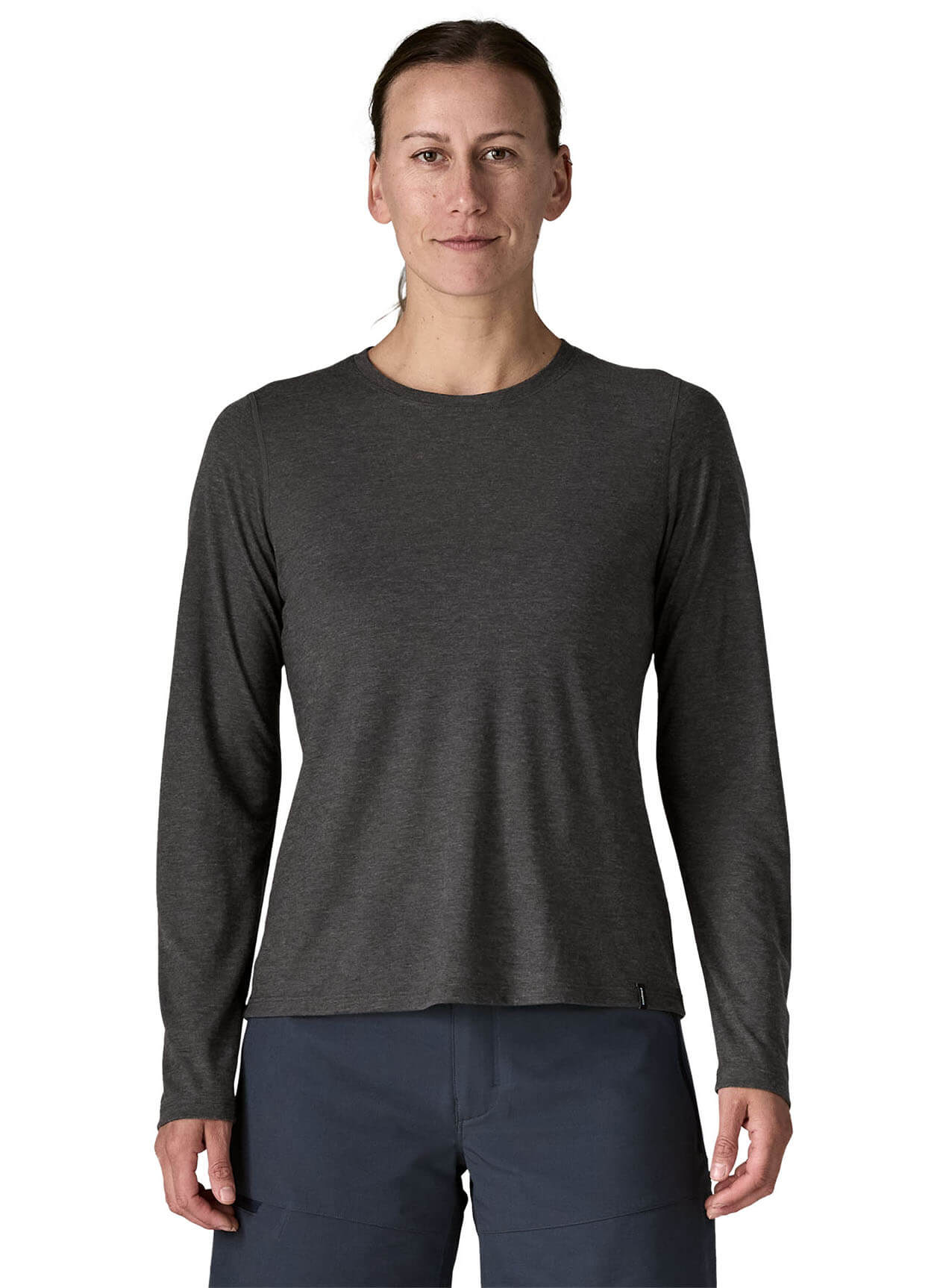 Patagonia Women's Long-Sleeved Cap Cool Trail Shirt - Ink Black - XS