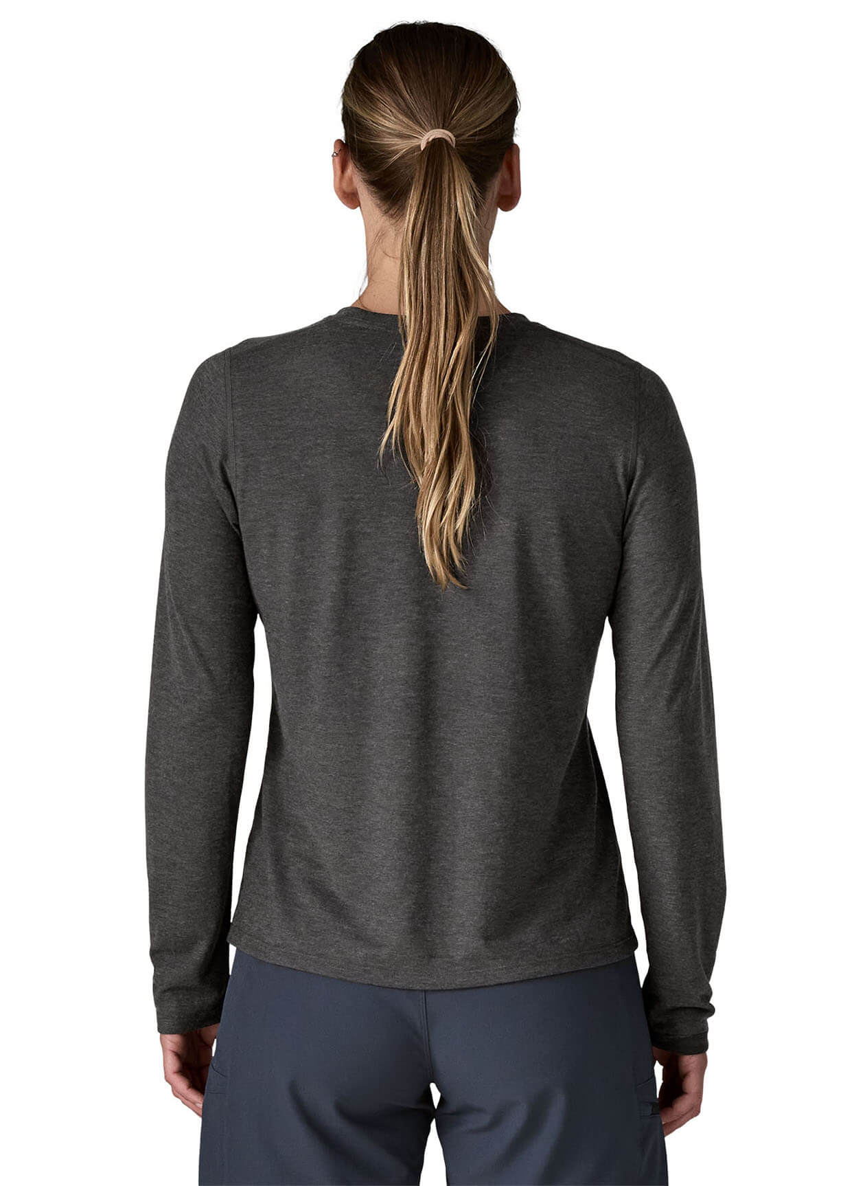 Patagonia Women's Long-Sleeved Cap Cool Trail Shirt - Ink Black - XS