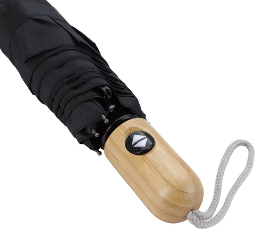 Shed Rain™ 42" RPET Bamboo-Handled Auto-Open/Close Compact Umbrella