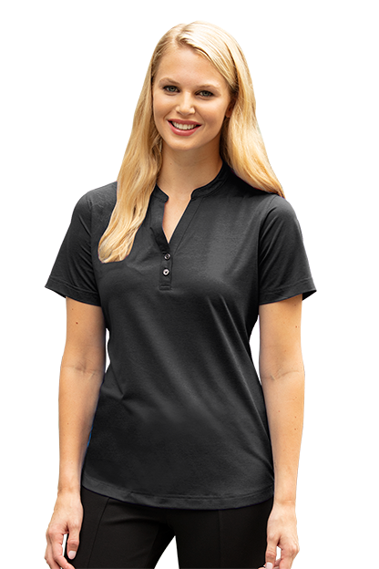 Black Women's Vansport Pro Boca Polo  - XS