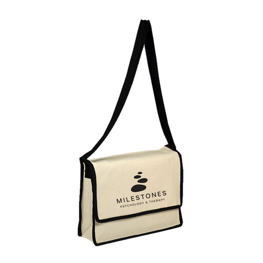 Black Greenwich Messenger Bag