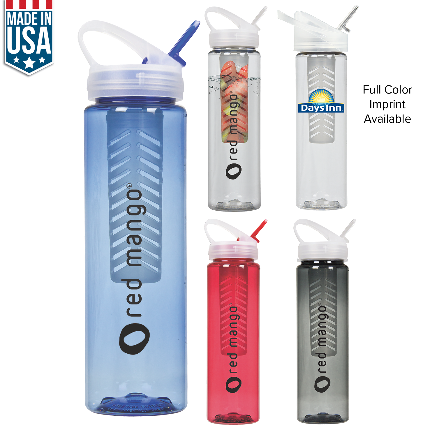 Blue 25 Oz Fruit Fusion Water Bottle