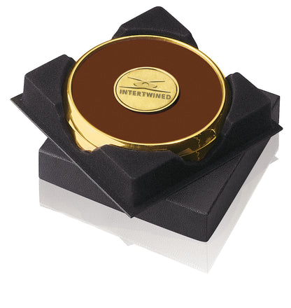 JAFFA® Two Coasters in Deluxe Black Flocked Gift Box