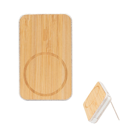 Mag Max Bamboo Wireless Charger Power Bank