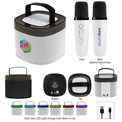 BLACK WITH BLACK Magic Mic Karaoke Set