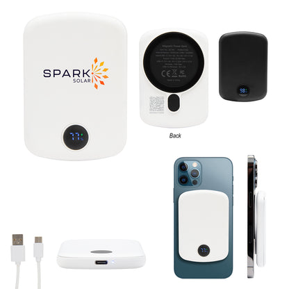 BLACK 15W Mag Max Wireless Charger Power Bank