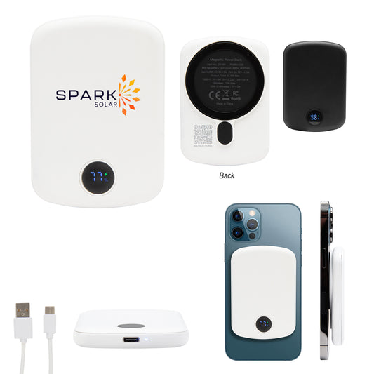 BLACK 15W Mag Max Wireless Charger Power Bank