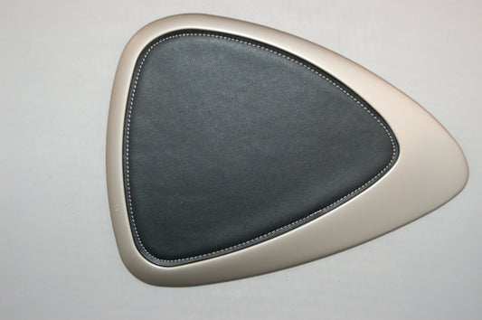 Insignia Black Leather Oblong Mouse Pad