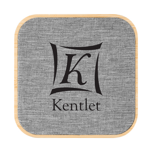 Bamboo & rPET Fabric Wireless Charger