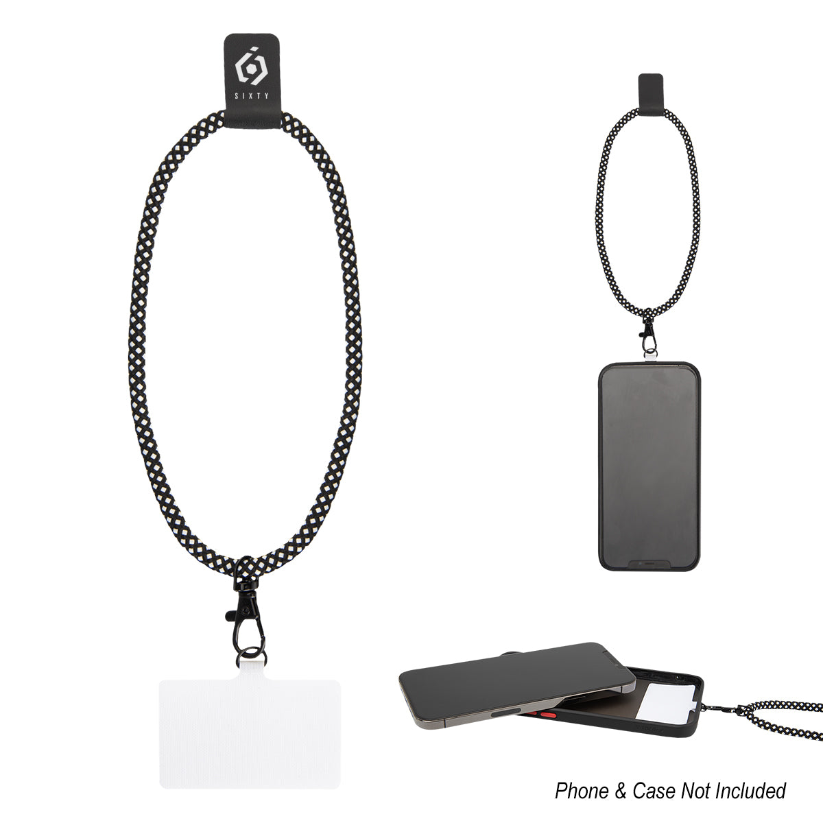 BLACK BrandCharger® Phone Wristband