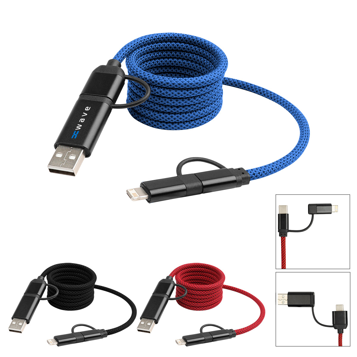 BLACK Magnetic Fast Charge Cable