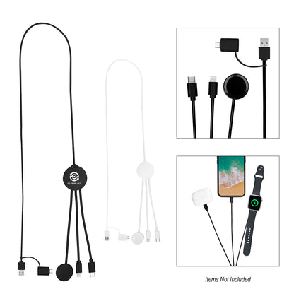 BLACK 3' Multi-Charging Cable With Watch Dock