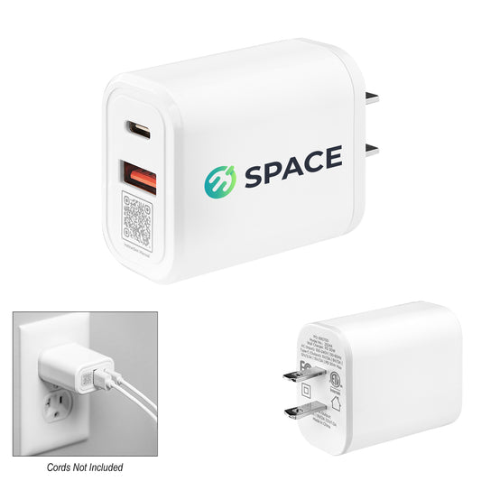 WHITE 30W ETL Listed Wall Adapter