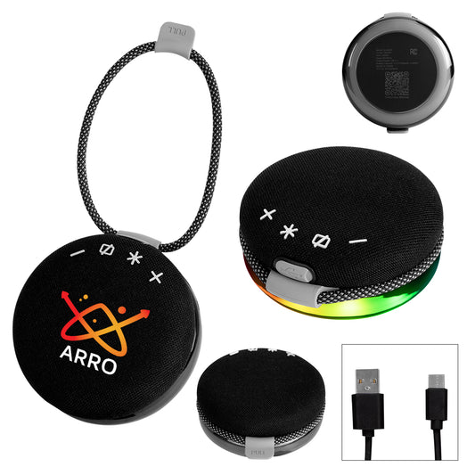 BLACK Party Vibe Light-Up Speaker